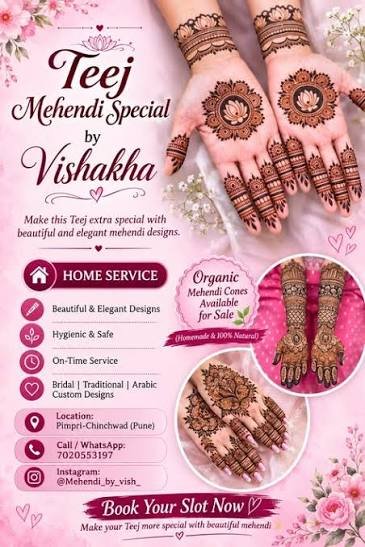 Mehandi for Events
